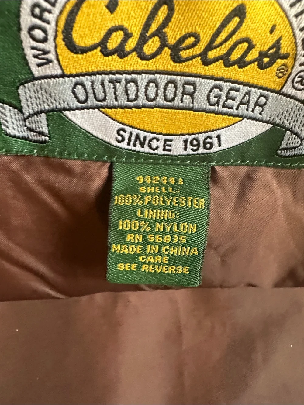 Cabela’s XL Tall Camouflage Hooded Outdoor Jacket - Brown/Green Camo